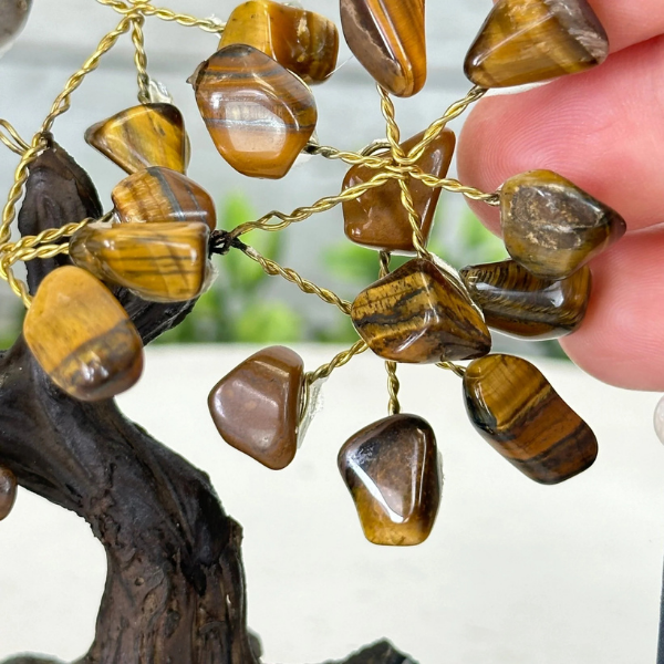 Tiger Eye Crystal Tree