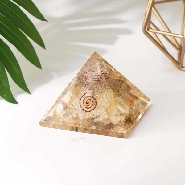 Citrine Orgone Pyramid